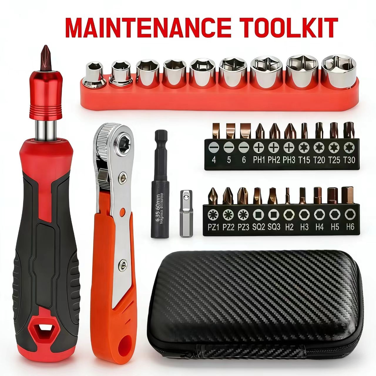 Power Tools Catalogue - Household Repair Toolbox Combination Ratchet Wrench