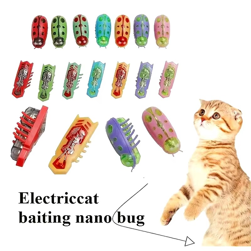 Power Tools Cat - Pet Toys Electric Lifelike Micro-Nano Ladybug