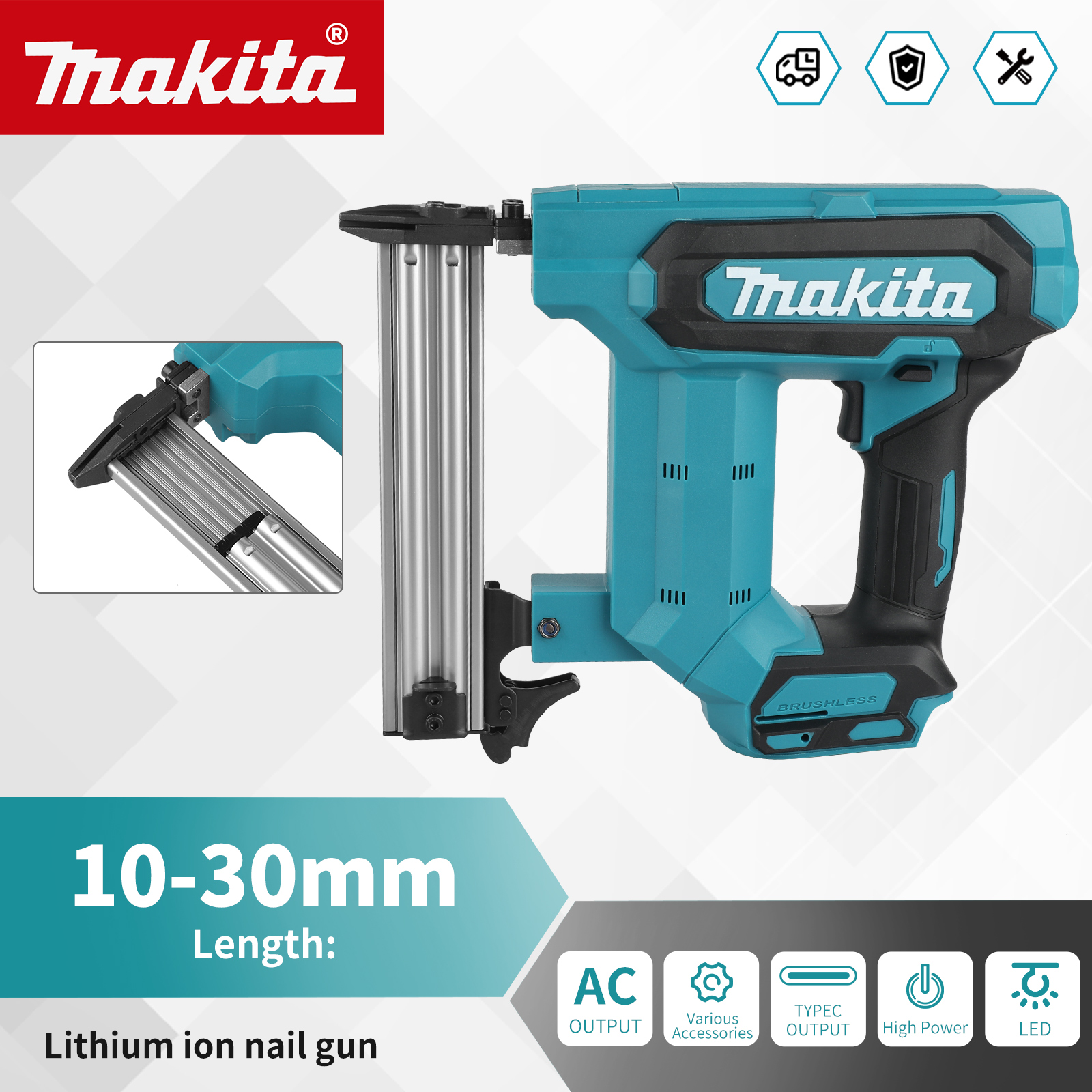 Staple Gun Electric - NEW 2026 Makita F30 18V Cordless