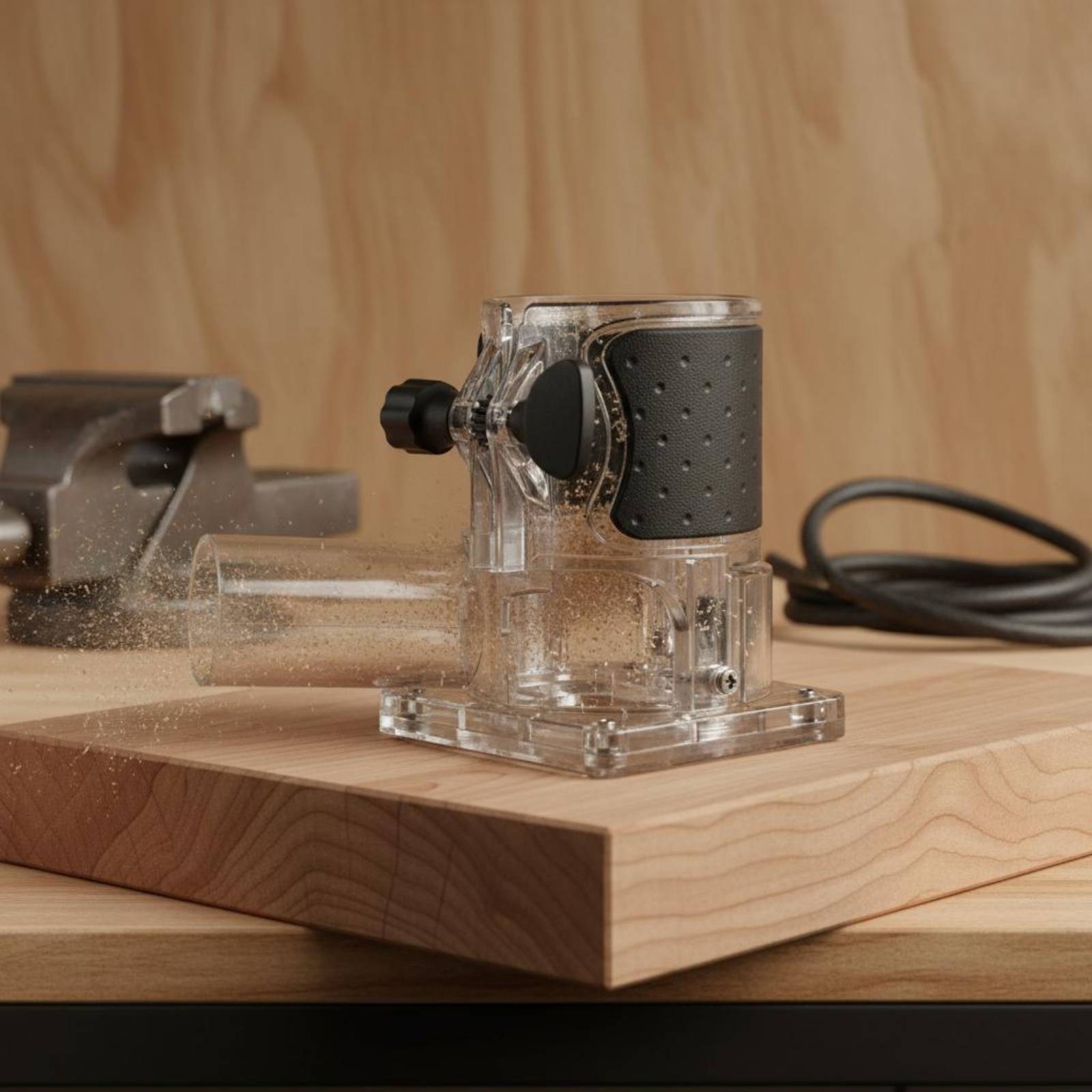 Transparent Router Dust Hood T - Router Trim Base recensione e prezzo