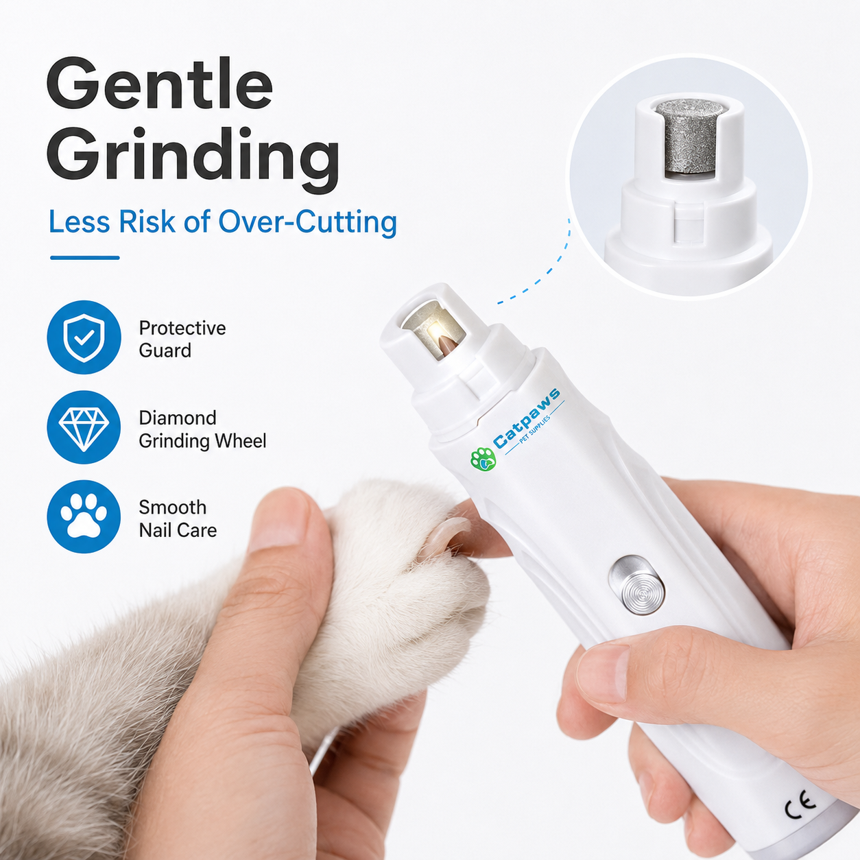 Pet Nail Grinder USB Rechargea - Power Tools Cat recensione e prezzo