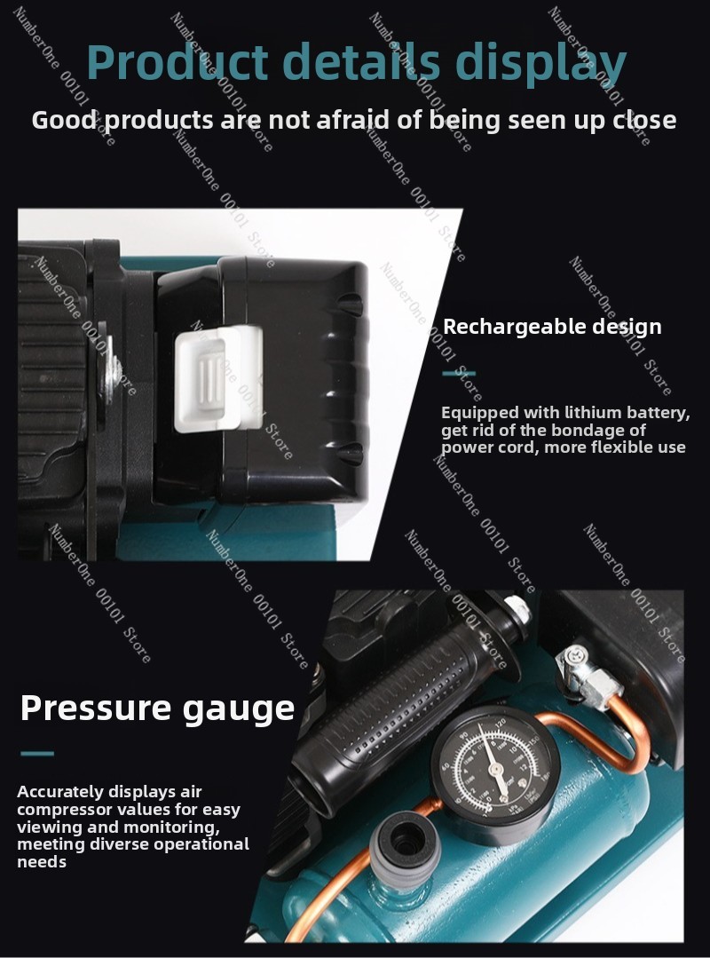 Lithium battery 1.5l air compr - Air Compressor Mini recensione e prezzo