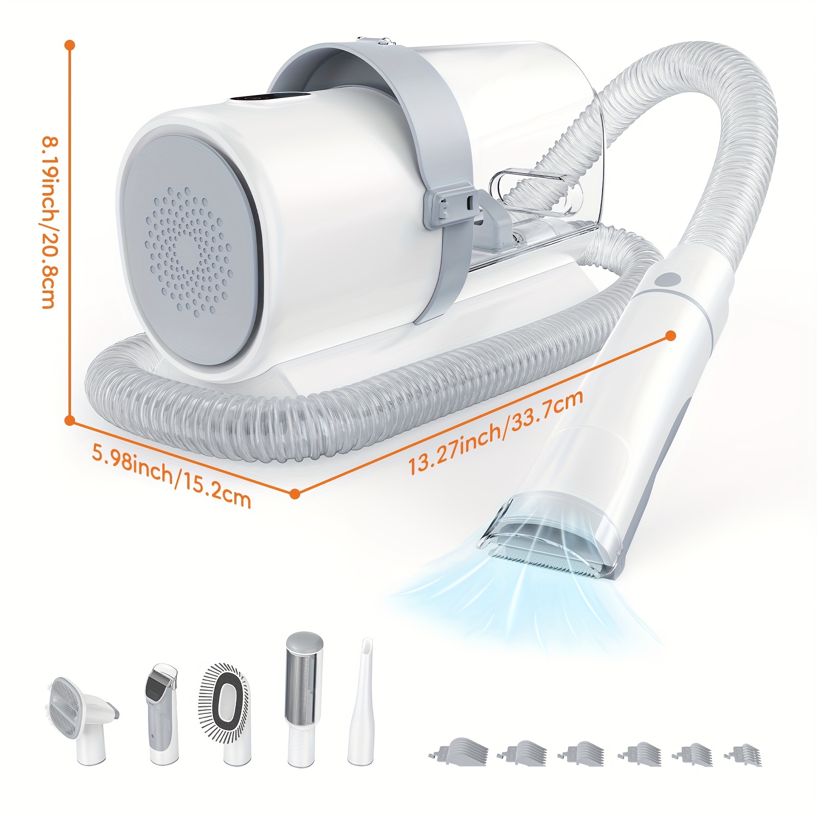 Pet Grooming Vacuum Kit 5 in 1 - Power Tools Cat recensione e prezzo