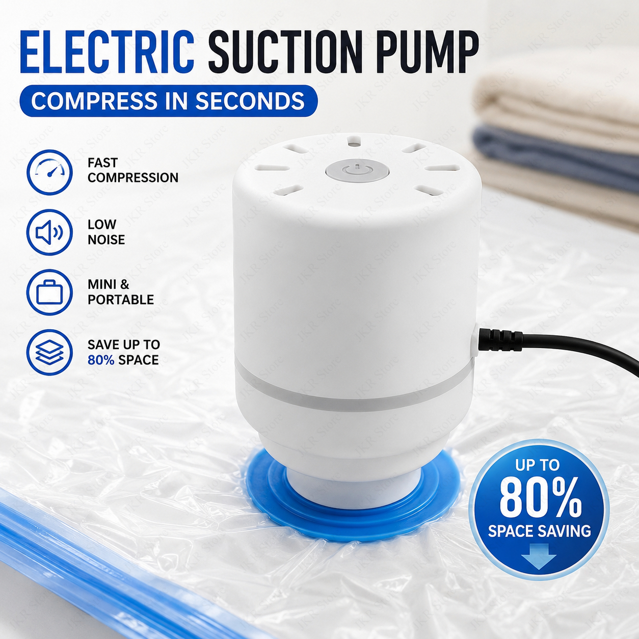 Electric Vacuum Storage Bag Pu - Air Compressor Mini recensione e prezzo