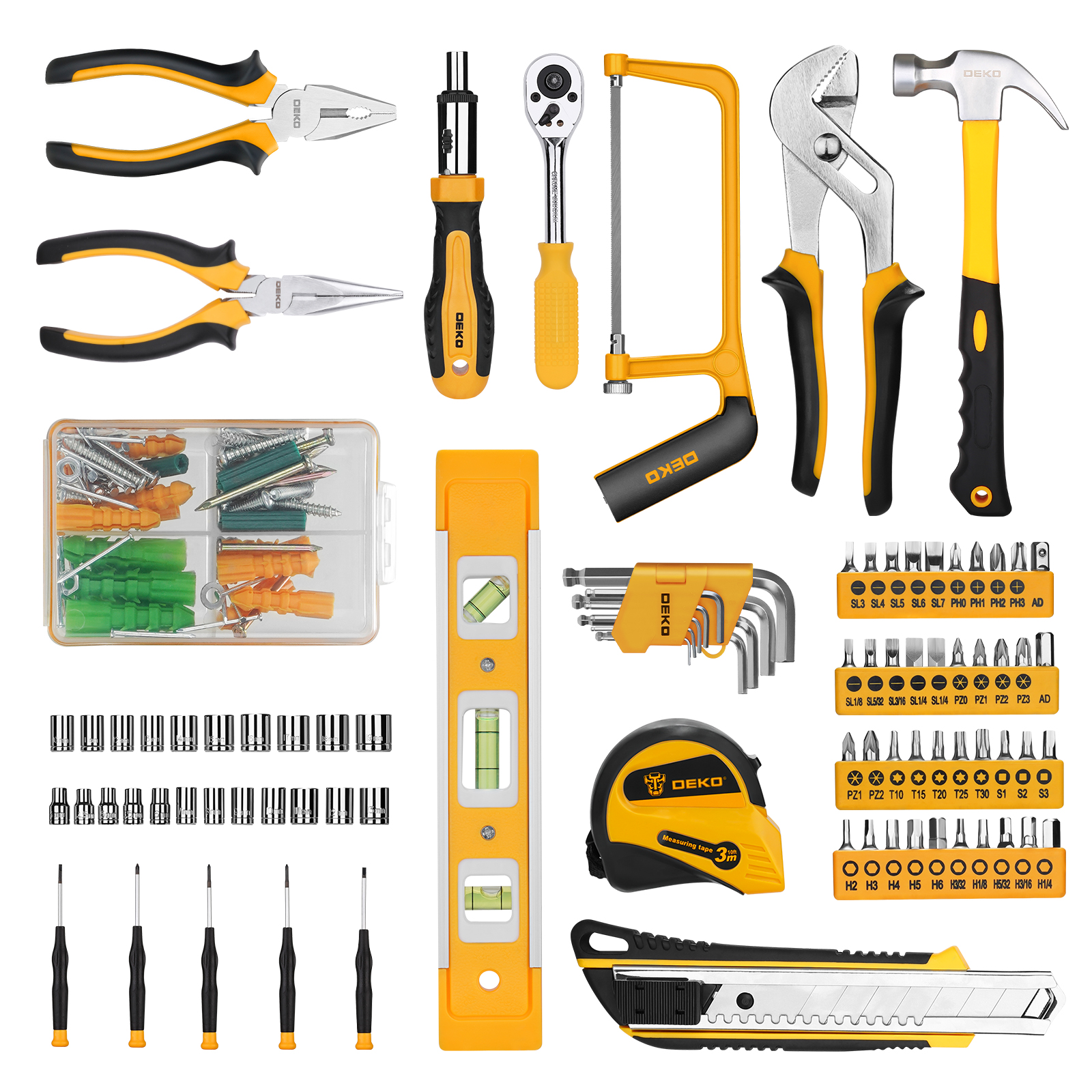 DEKO 228Pcs Socket Wrench Auto - Power Tools Catalogue recensione e prezzo