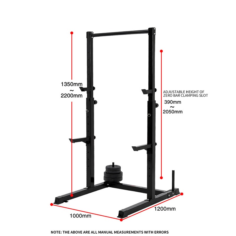 Adjustable Squat Rack Gym Squa - Power Quality Tools recensione e prezzo