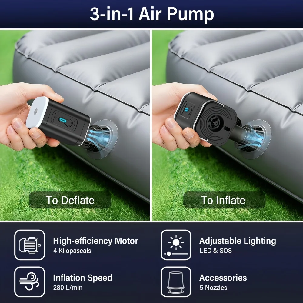 Mini Portable Air Pump，Recharg - Air Compressor Mini recensione e prezzo