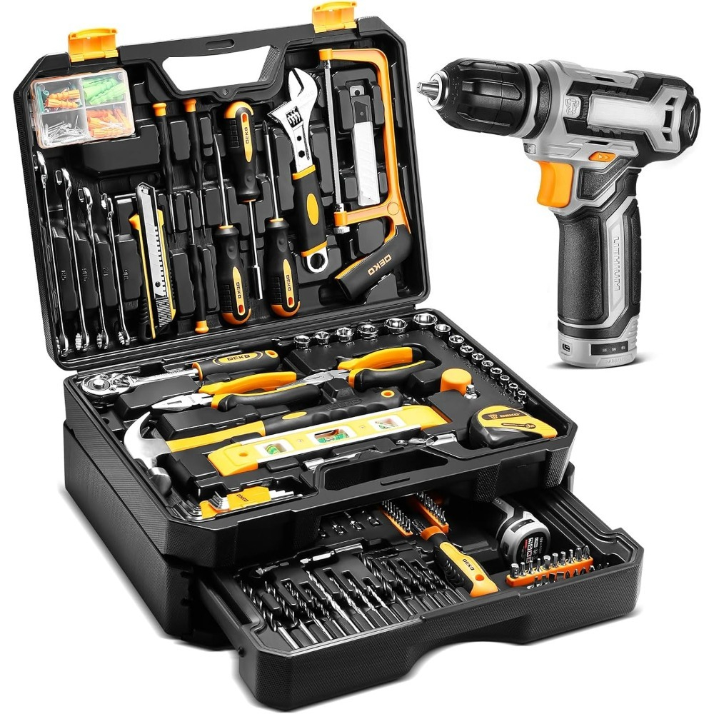 US Shipping Tool Kit Box Drill - Combo Power Tools recensione e prezzo