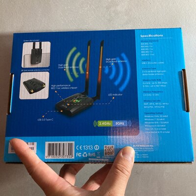 New ALFA AWUS036ACH Uses RTL88 - Power Tools For Linux recensione e prezzo