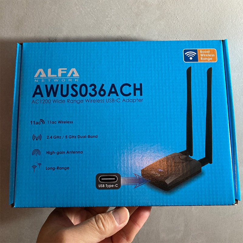 New ALFA AWUS036ACH Uses RTL88 - Power Tools For Linux recensione e prezzo