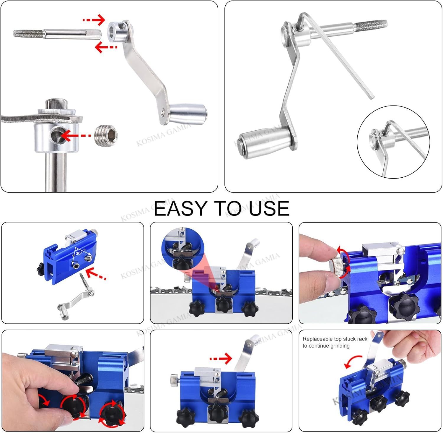 Portable Manual Chain Saw Blad - Power Tools Jigsaw recensione e prezzo