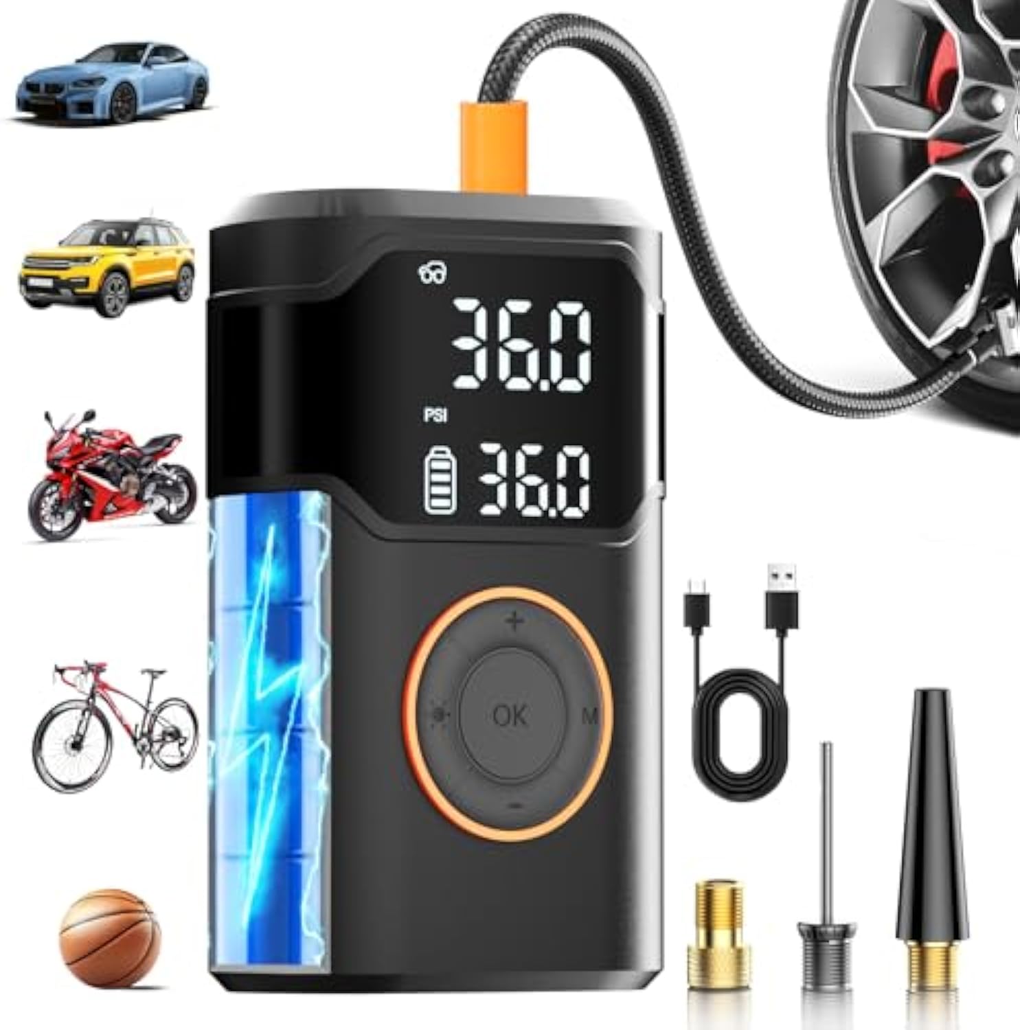 Automatic Rechargeable Electri - Air Compressor Mini recensione e prezzo