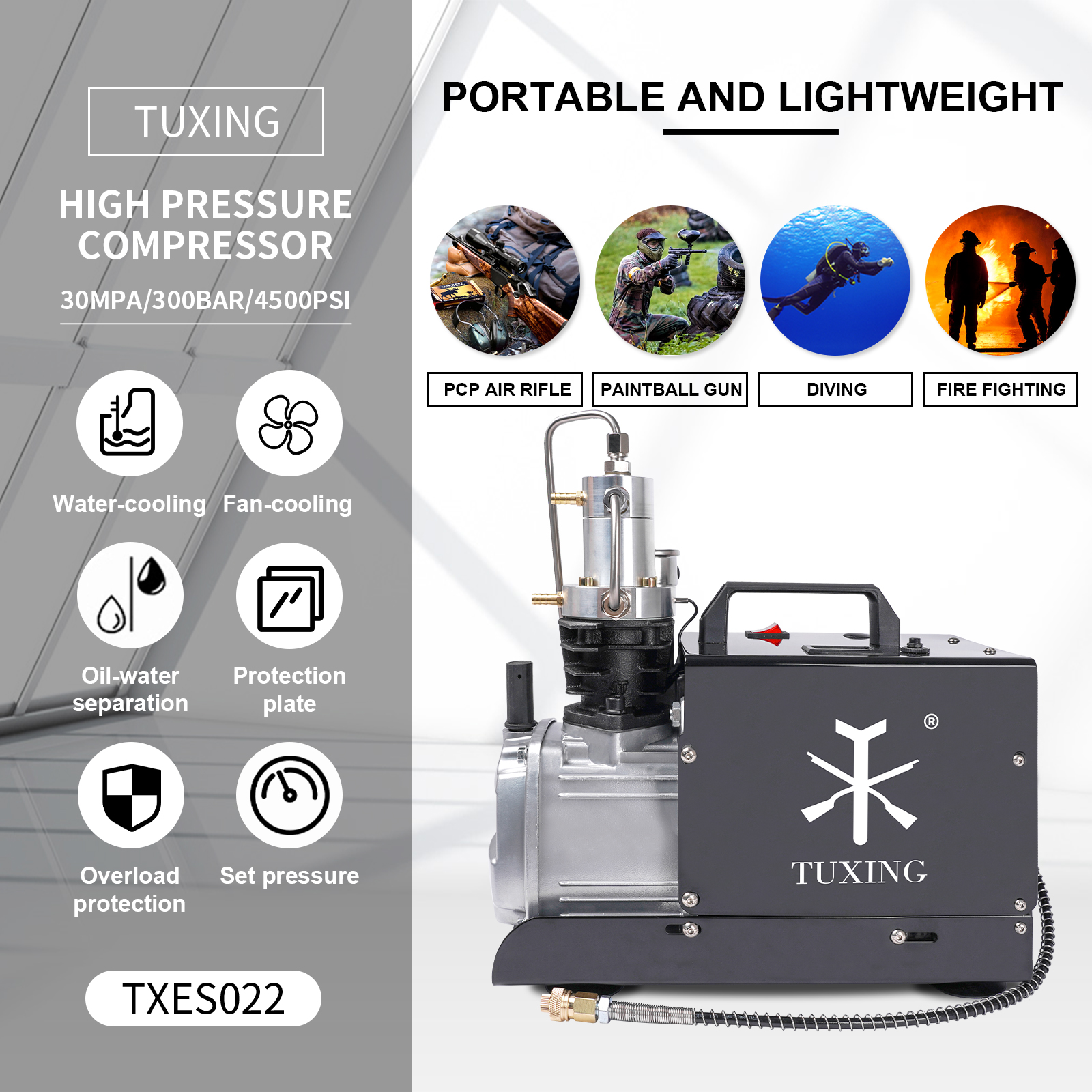 Portable Mini Single Cylinder  - Air Compressor Mini recensione e prezzo