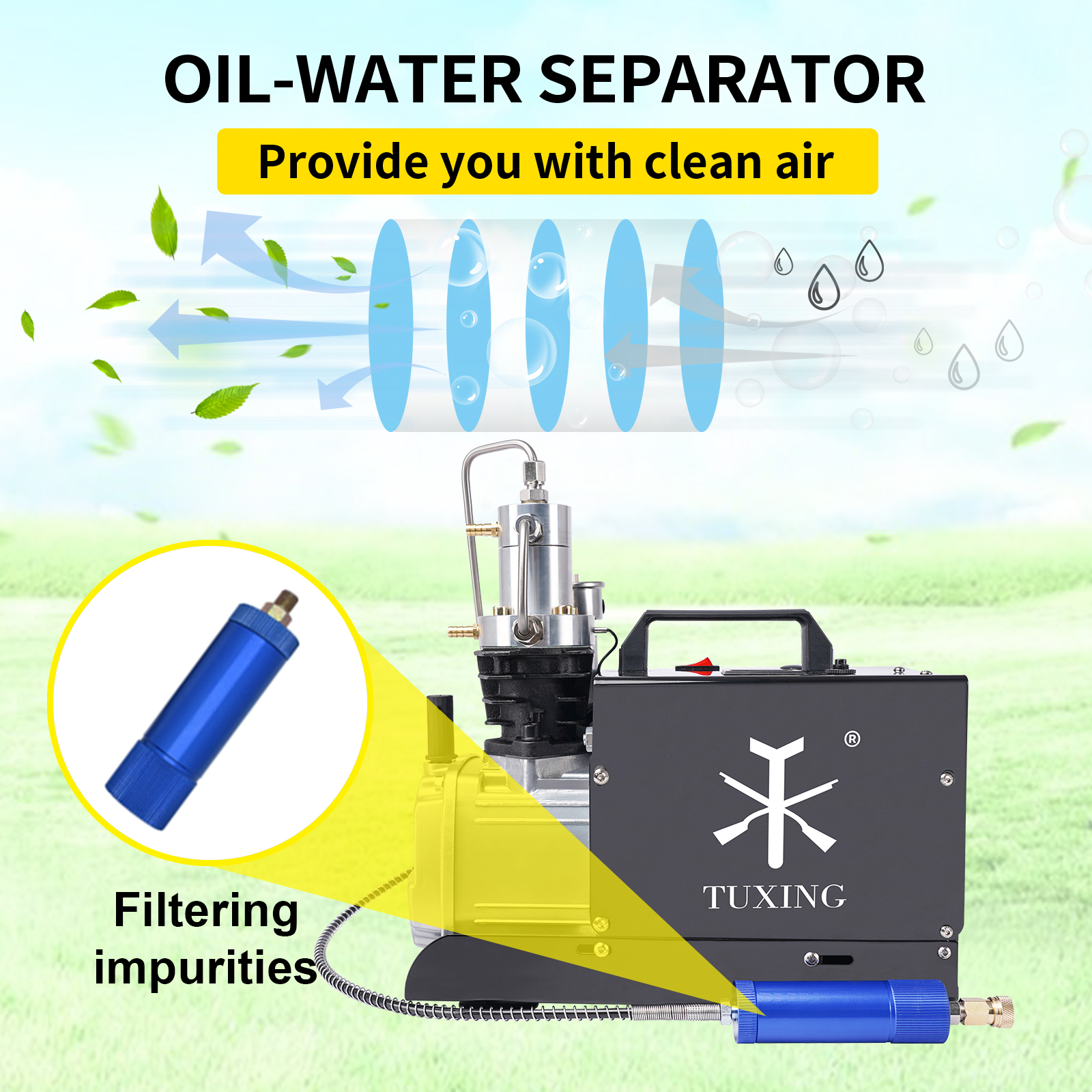 Portable Mini Single Cylinder  - Air Compressor Mini recensione e prezzo