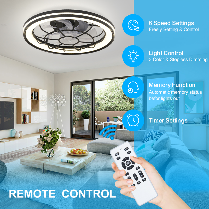 Company LED ceiling fan light, - Power Tools Company recensione e prezzo