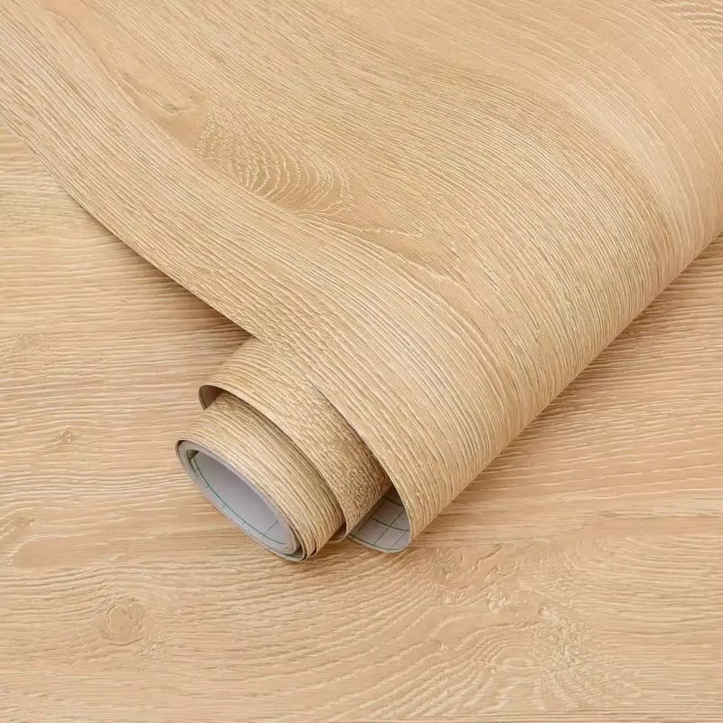 PVC vinyl yellow oak grain dec - Power Tools Wallpaper recensione e prezzo