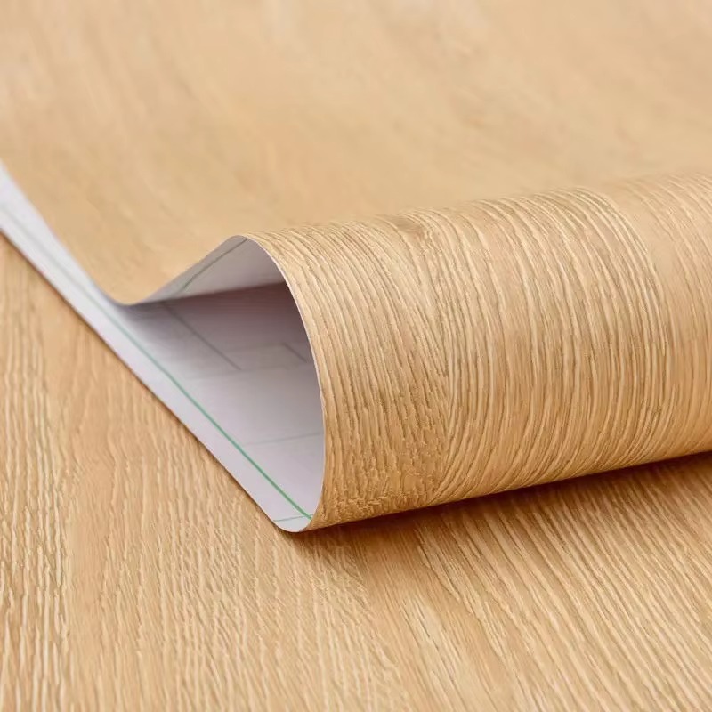PVC vinyl yellow oak grain dec - Power Tools Wallpaper recensione e prezzo