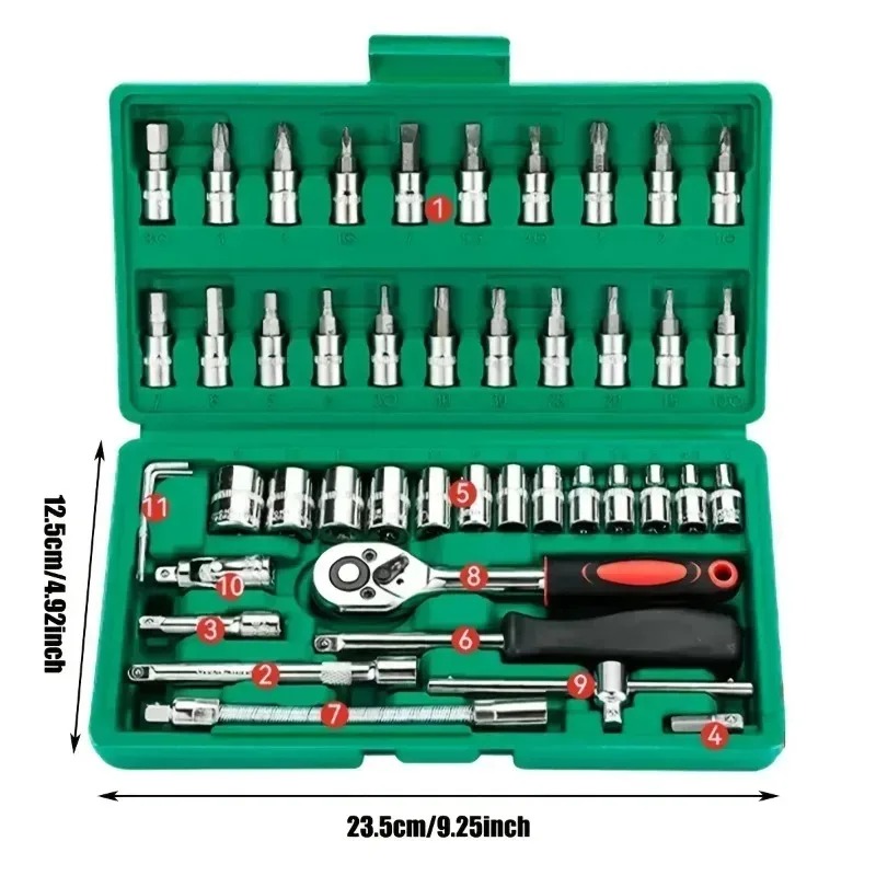 New 46-piece Socket Wrench Too - Power Tools Catalogue recensione e prezzo