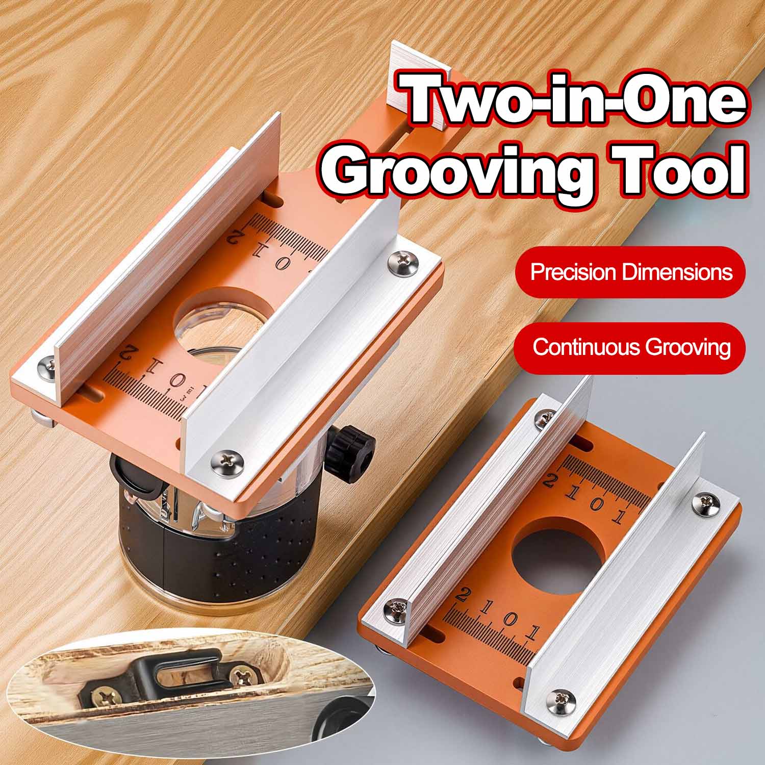 Wood Router Slotting Locator A - Router Trim Base recensione e prezzo