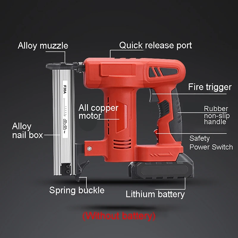 Electric Wireless Nail Gun F30 - Staple Gun Electric recensione e prezzo