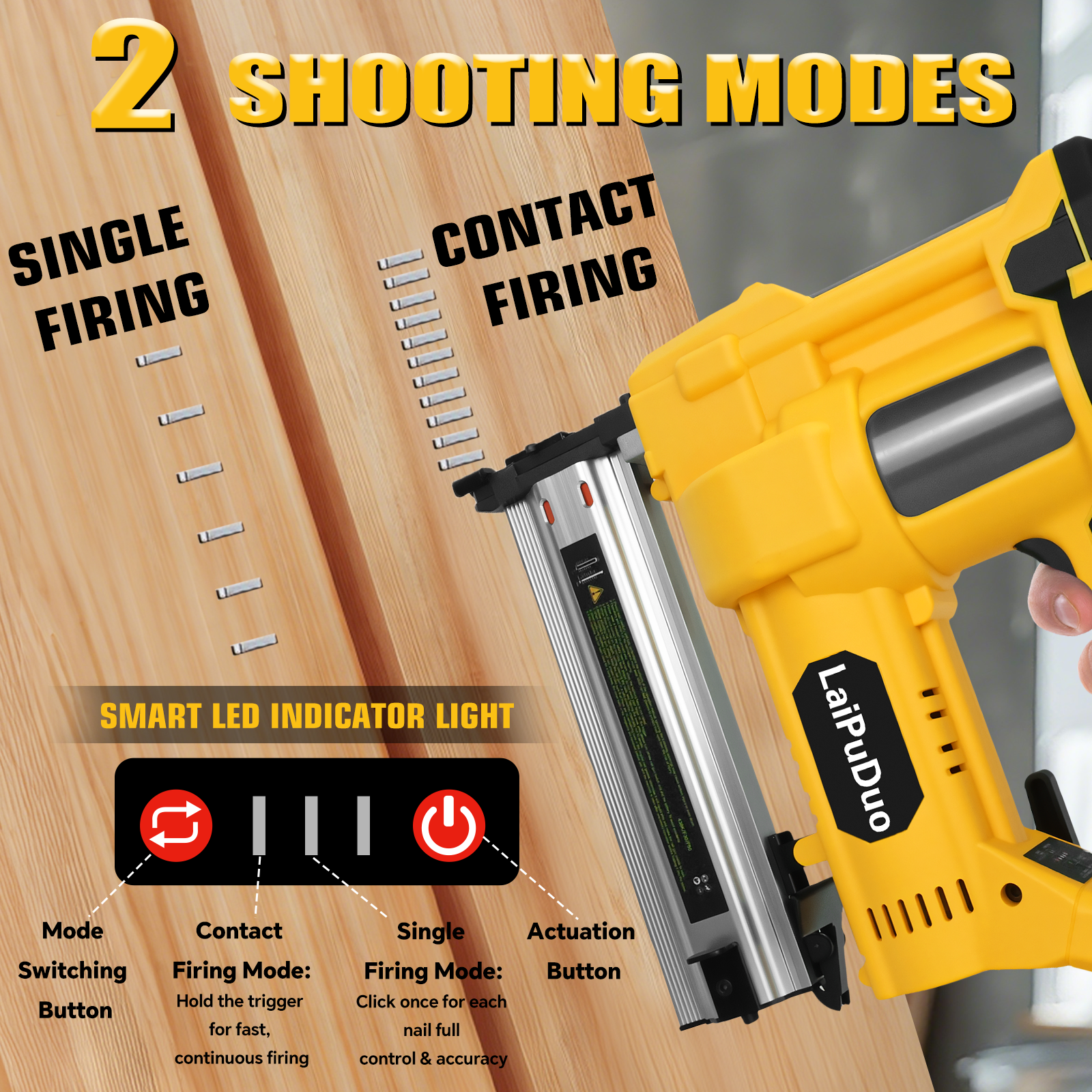 Brushless Electric Brad Nailer - Staple Gun Electric recensione e prezzo